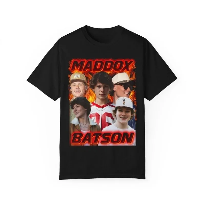 Maddox Batson Merch 2026 Unisex T-shirt Men Short Sleeve Tops fashion Tee Clothes Causal Y2K Tops