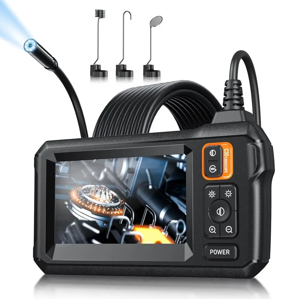 Borescope Inspection Camera 1920P HD 4.3