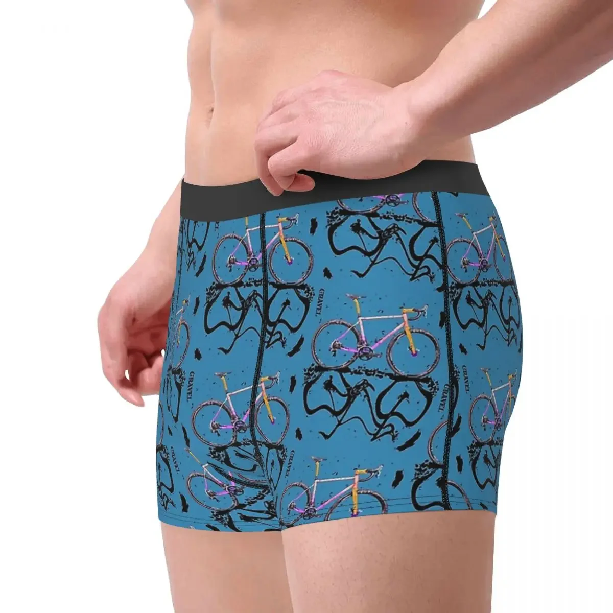 Bike Biker Cycle Bicycle Racing Gravel Underpants Cotton Panties Male Underwear Comfortable Shorts Boxer Briefs