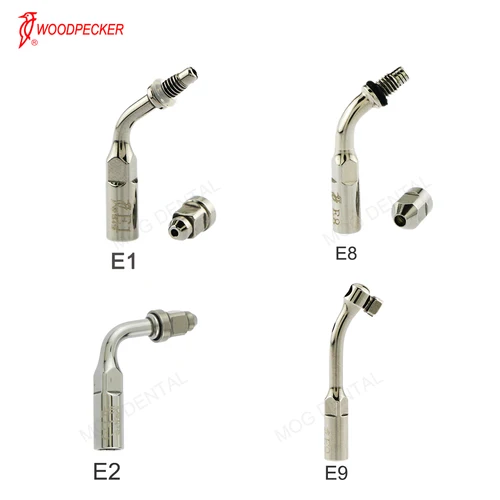 Imagen 2 del producto Woodpecker puntas de escalador de Perio ultrasónico Dental, herramientas de dentista, Endodoncia de Canal radicular, Serie E, pieza de mano de escarificador EMS UDS