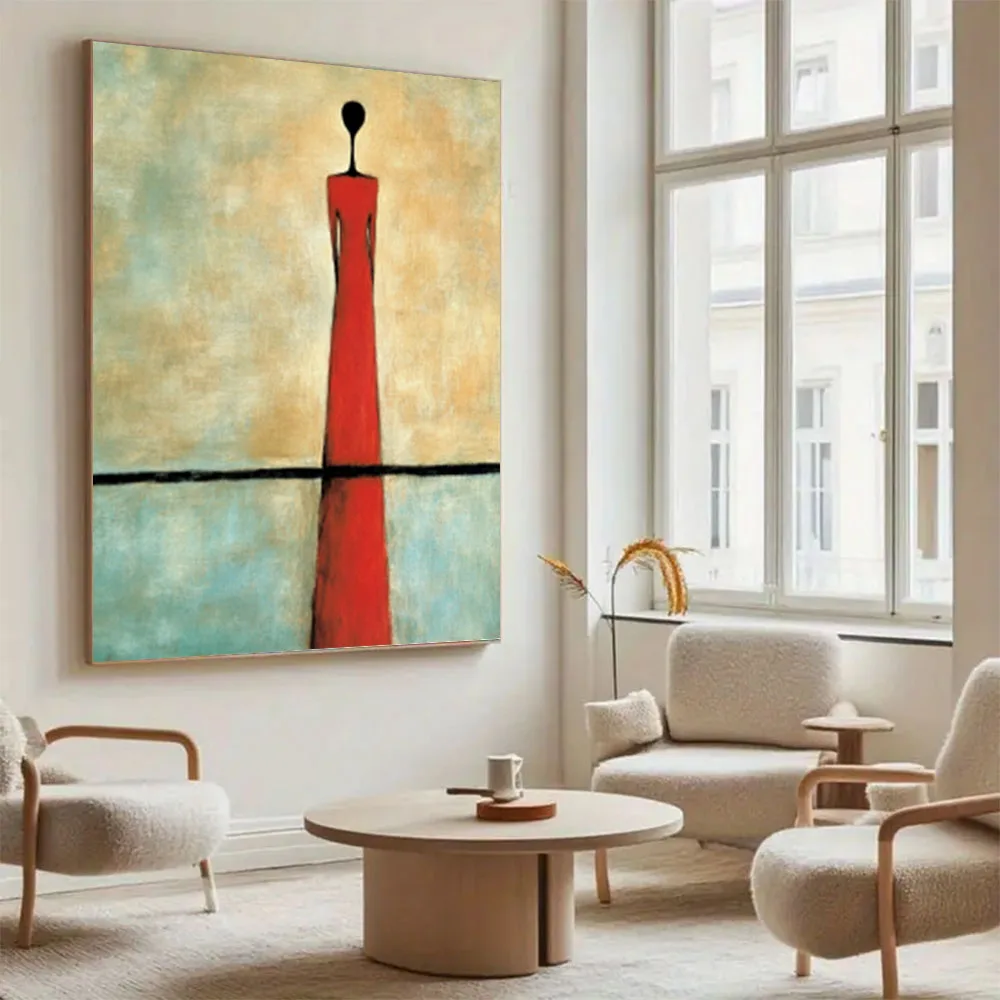 Modern Gold Foil Pattern Art Flowers Golden Line Oil Painting On Canvas Mural Wall Poster For Home Decor Living Room Bedroom