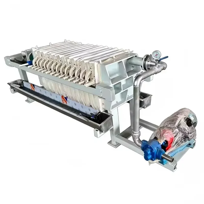 Manual New Polypropylene Filter Press for Chemical Filtration and Dewatering Sunflower Oil Filtration Machine