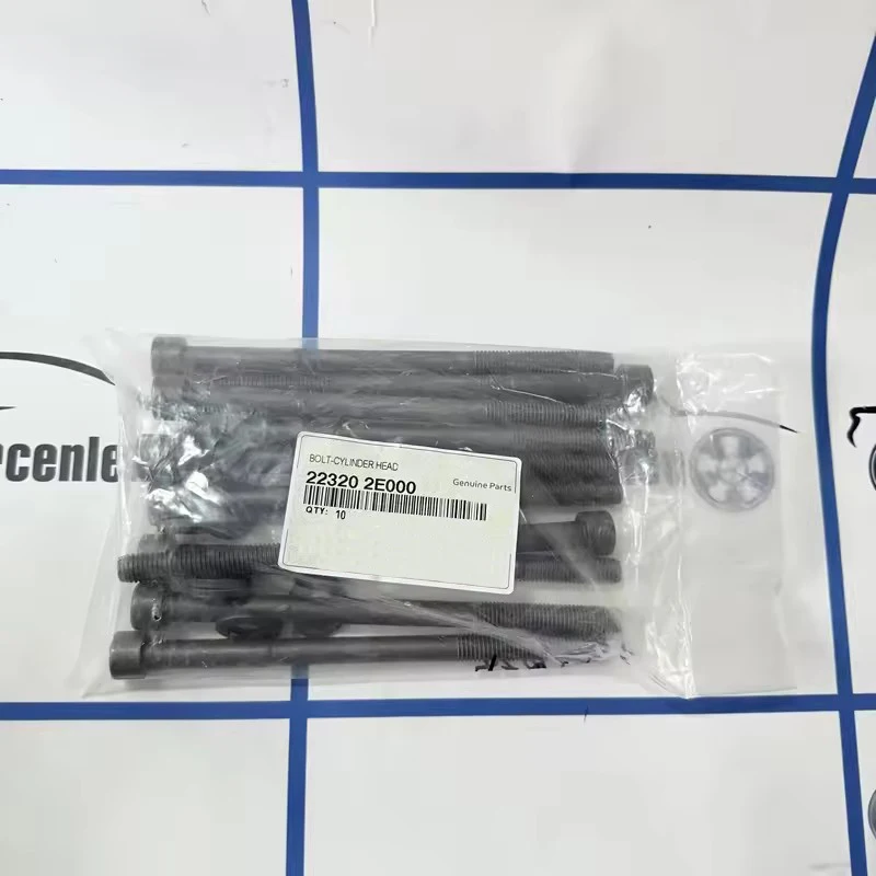 10Pc Engine Cylinder Head Bolts For Hyundai Kia 1.8L 2.0L L4 16V GAS DOHC G4NA G4NB G4NC G4ND G4NH G4NE L4NA G4NG F4NA 2009-2024