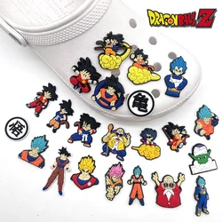 22pcs New Dragon Ball Series Shoe Charms For Crocs DIY Shoe Decorations Shoe Accessories For Sandal Decorate Toys Birthday Gifts