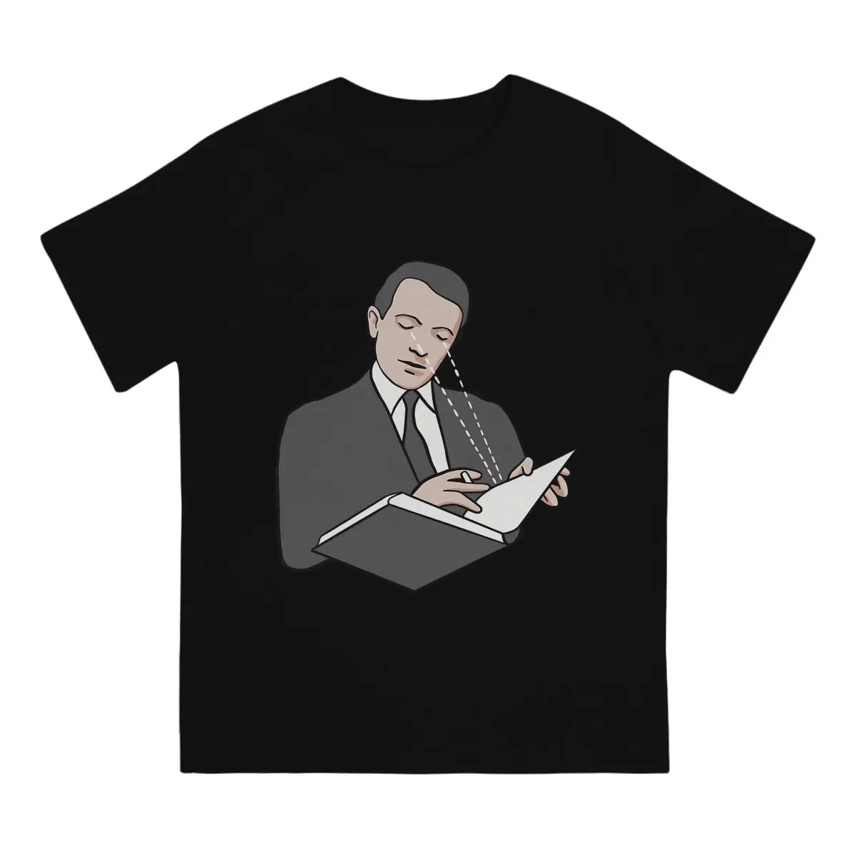 Deleuze Reading Metaphysica T Shirt Grunge Crewneck TShirt Polyester Clothes