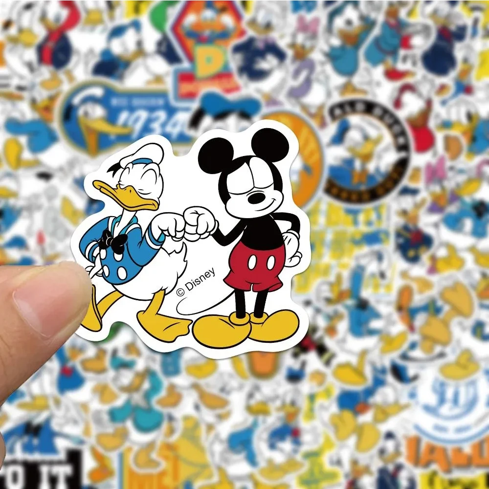 10/30/50pcs Disney Cute Cartoon Donald Duck Graffiti Stickers Laptop Phone Scrapbook Diary Luggage Stationery Sticker Kid Toy