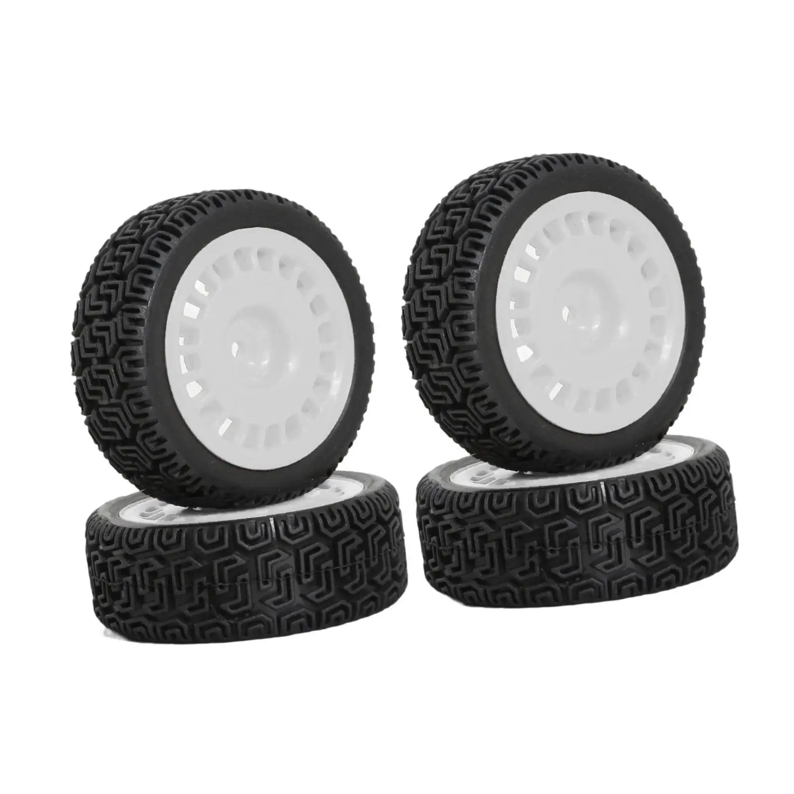RC Car Tires 1 10 Rally Upgrade Set Sturdy Pp Wheels for Rc Cars Parts and Accessories Adventure