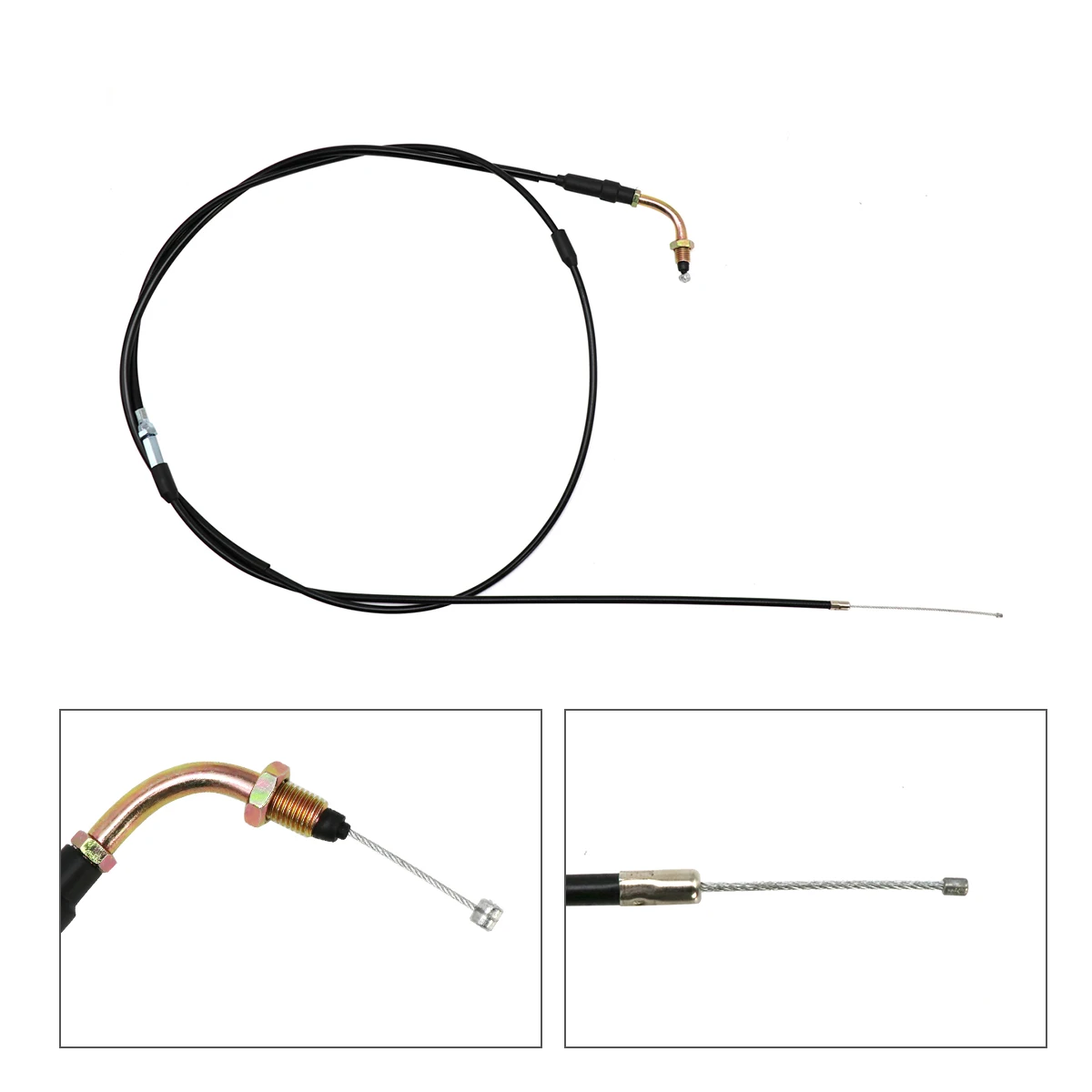 ZS Racing Motorcycle Throttle Cable Scooter Accelerator Cables GY6 50CC 125CC 150CC PKE/PK/TM Carburetor