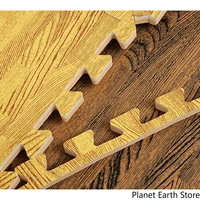 4/8/16/20Pcs Wood Grain Puzzle Mat 30x30x1CM Foam Play Mat Rug Floor Mat Carpet Play Mat Bedroom Decorative Interlocking Pad Mat 2