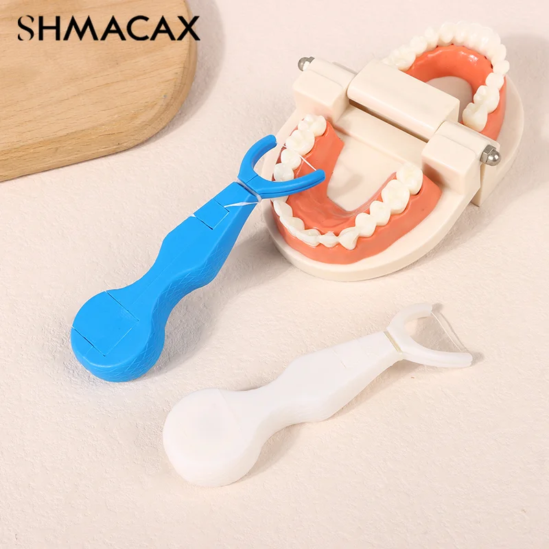 

1 Pcs Dental Floss Holder Aid Oral Picks Rack Teeth Care Interdental Cleaning Breath Fresh Tool