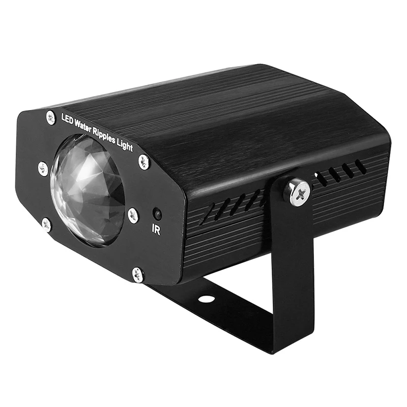 Led Dj Stage Licht Rgb Water Rimpelingen Laser Projector Licht Met Afstandsbediening Auto Flash Geluid Geactiveerde Functie Voor Disco Par