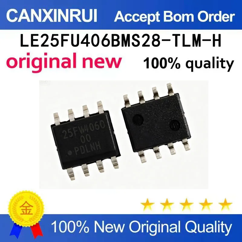 （5-100 pieces）LE25FU406BMS28-TLM-H SMT 25FU406C SOP8 Stock IC Chip