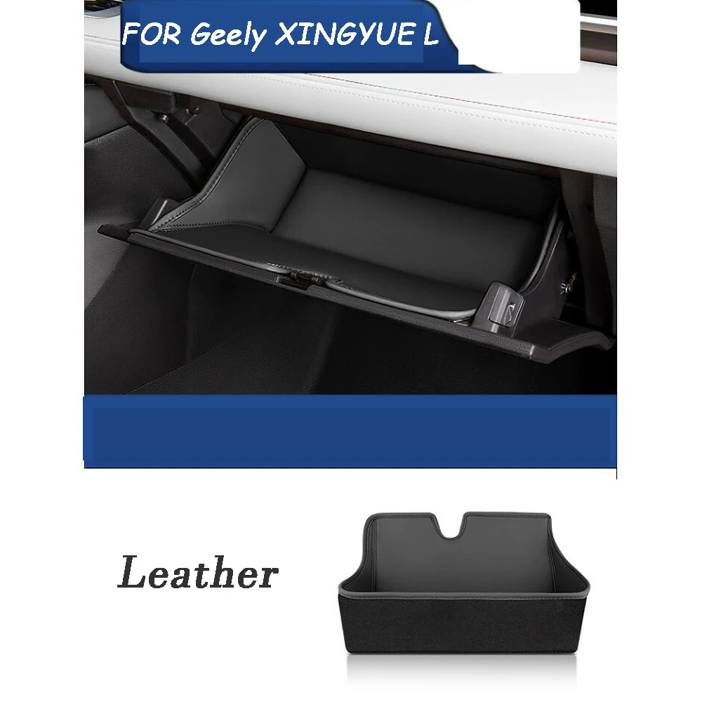 

For Geely Monjaro KX11 Xingyue L Car copilot Storage Box Protector Pad Door Anti-dirty Pad Anti Kick Mat 2022-2024 Accessories