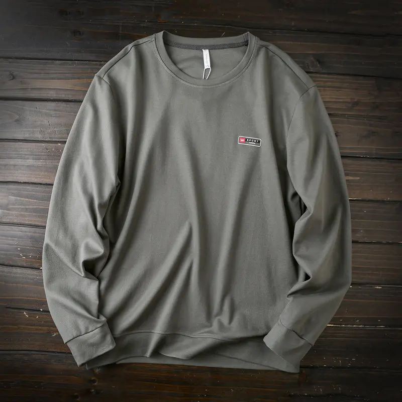 

Европа, Америка, есть большие размеры! Мужской свободный повседневный свитер с длинными рукавами и круглым вырезом, осенний