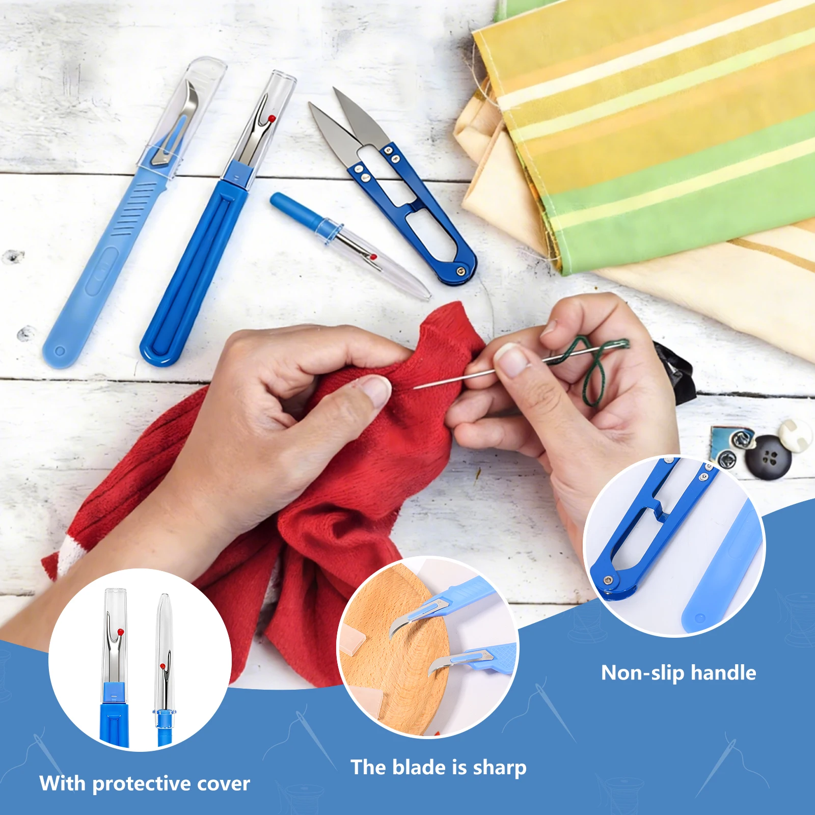 Seam Thread Remover Kit for Quilting and Sewing