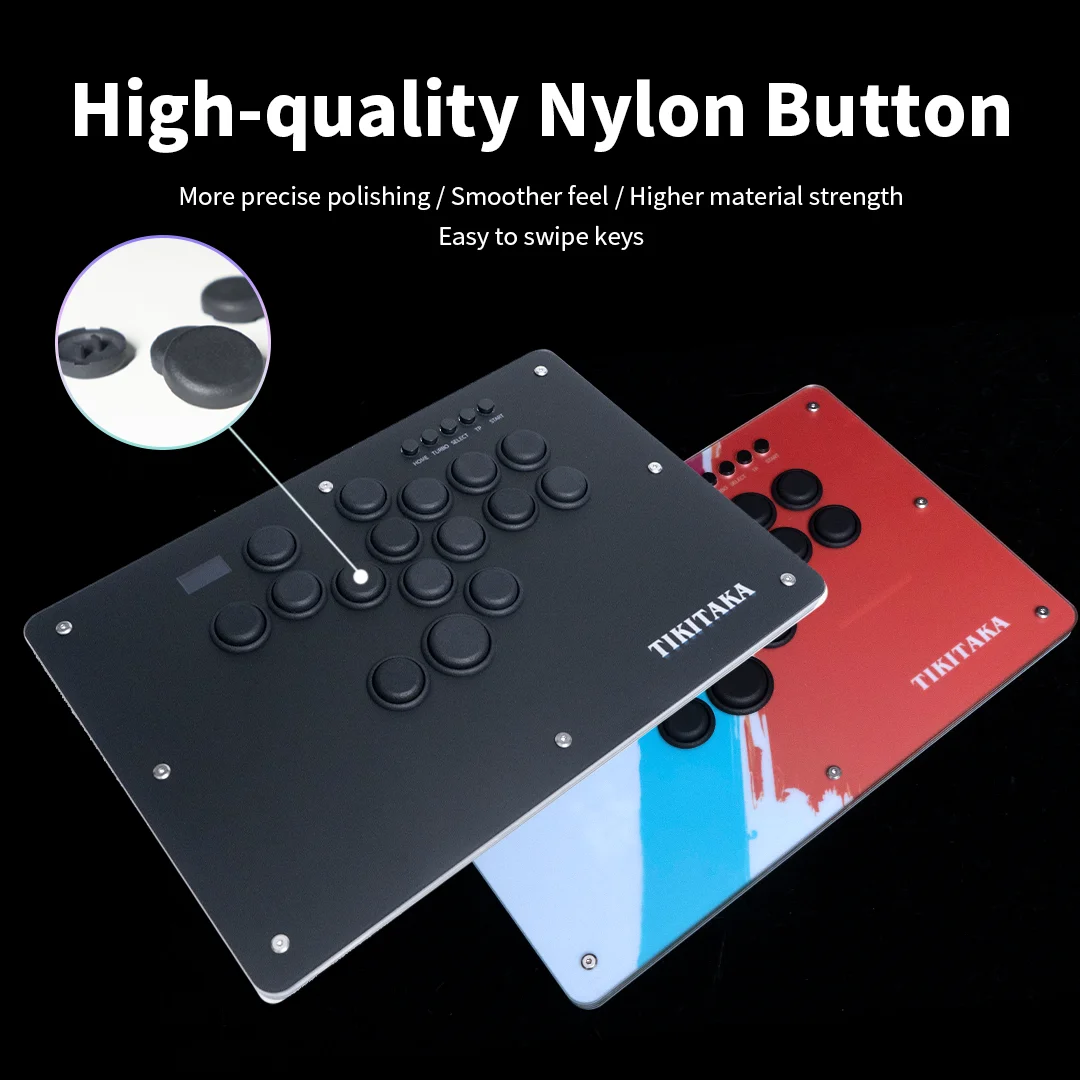 TIKITAKA Hitbox Deluxe series Fighting Game Joystick Controller Arcade Fighting Stick For PS4/PS3/PC/Switch