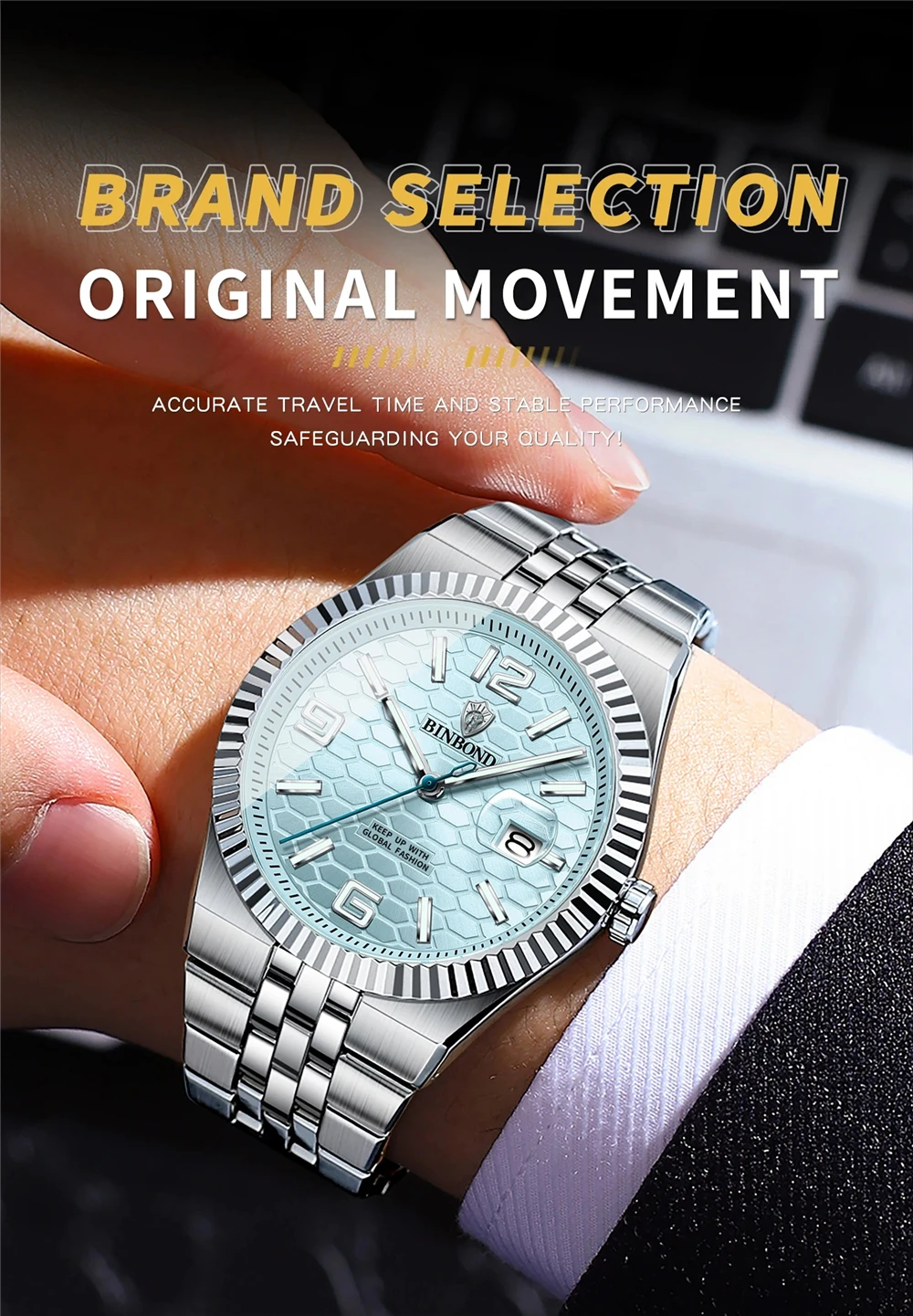 BINBOND New High Quality Swiss Brand Elegance Small Ladies Watches For Woman Luxury Watch Women Gift Fashion Quartz Wristwatches