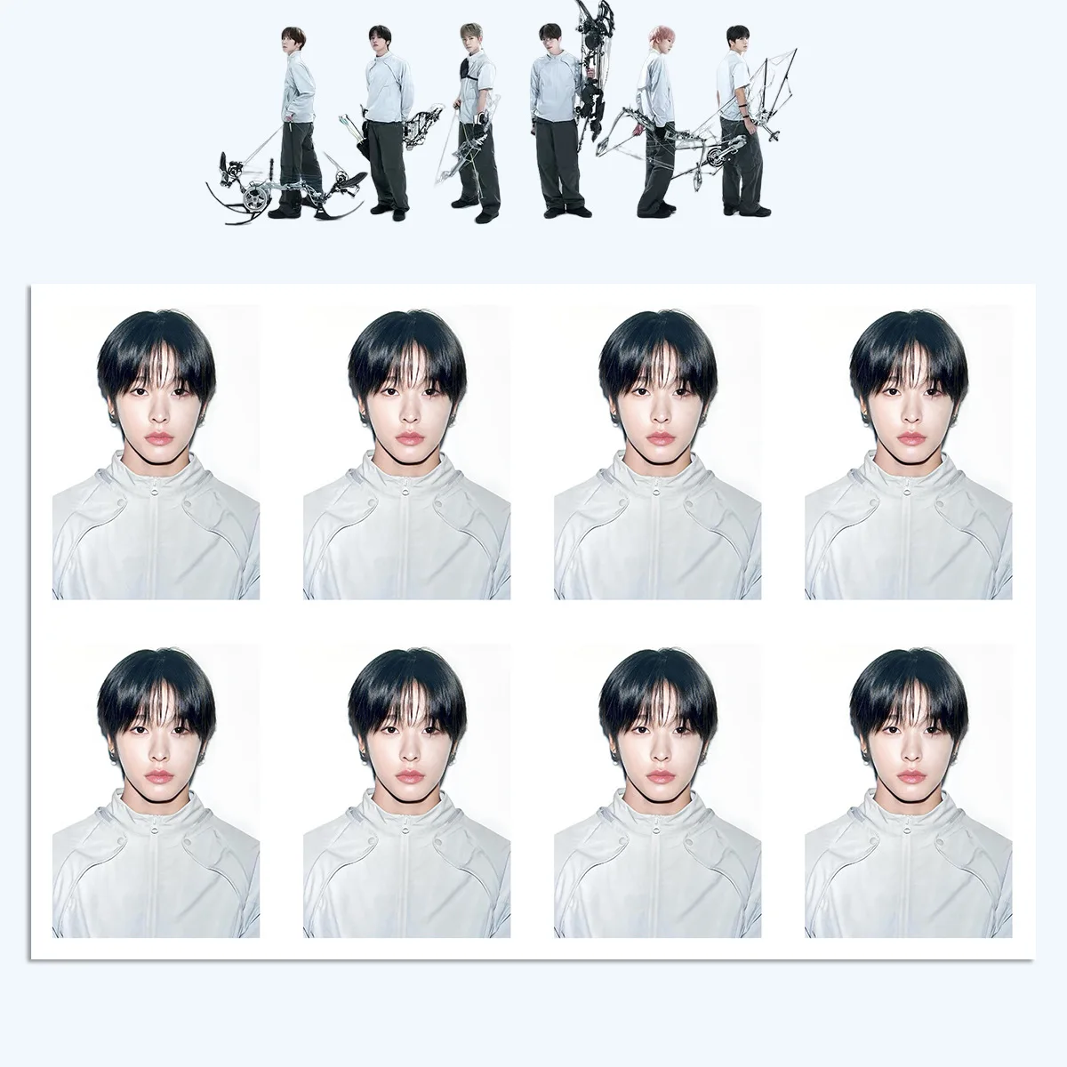 بطاقات صور Kpop N-Wish مقاس 1 بوصة بطاقات صور معرف SION RIKU YUSHI JAEHEE RYO SAKUYA بطاقات جمع المعجبين