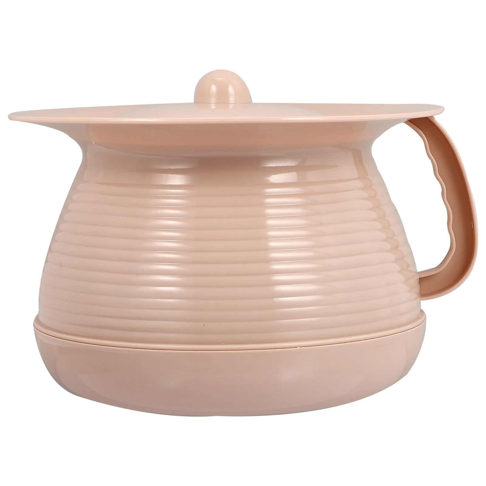 

Meter Plastic Spittoon Bedpan Snap Home Chamber Pot Adult Urine Container Kit Rose Hair Ring