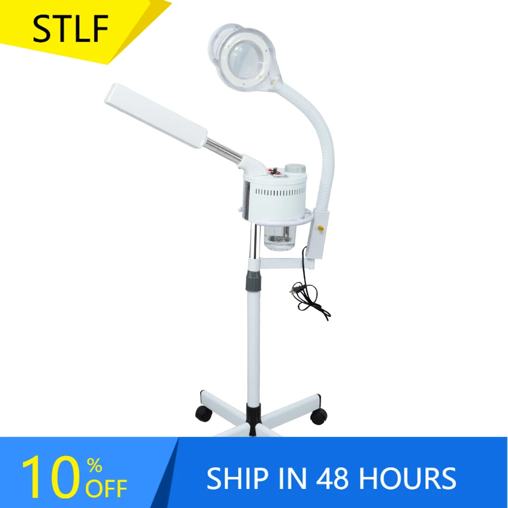 

STLF2 In 1 Face Steamer With Stronger Steam And 3X Magnifying Lamp Design For Beauty Salon Facial Steamer With Magnifying Lamp
