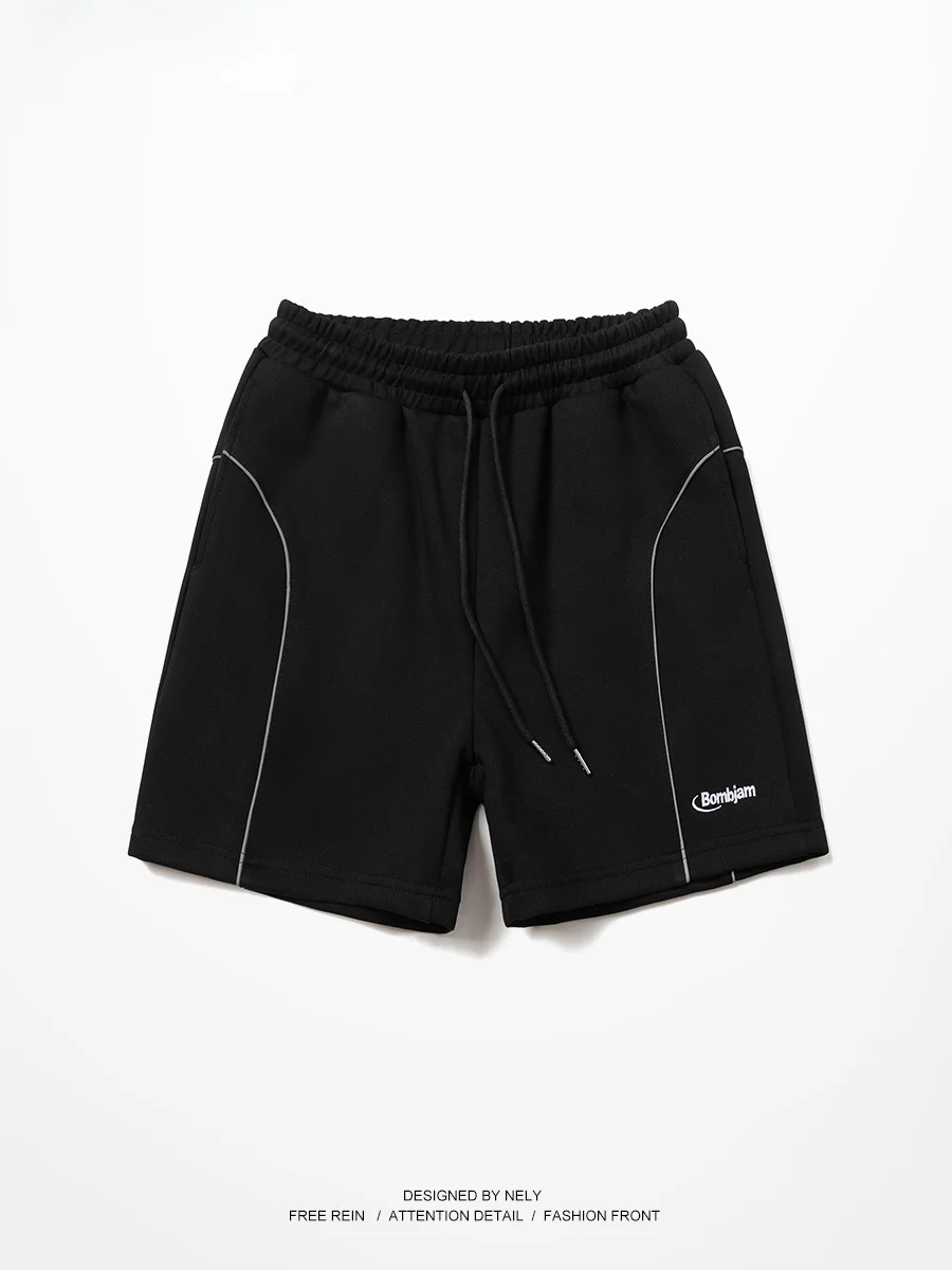 

Американские спортивные брюки Sle Color Blo, мужские летние крутые бейсбольные брюки средней длины, повседневные брюки пять четвертей