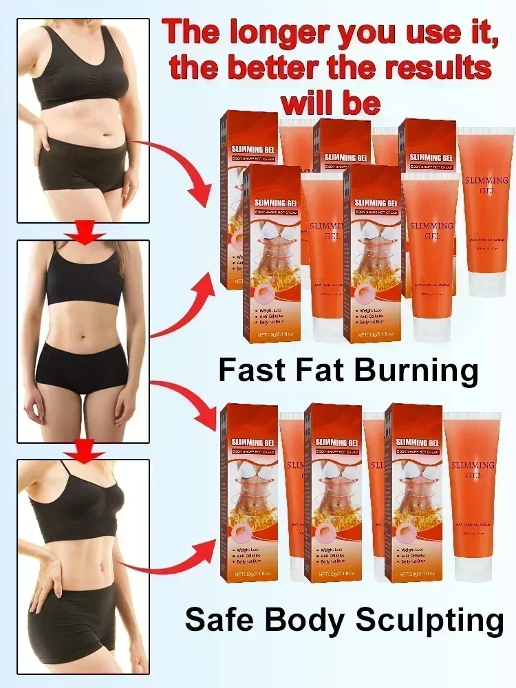 Fat Burning Belly Gel para homens e mulheres, emagrecimento, Full Body Sculpting, rápido