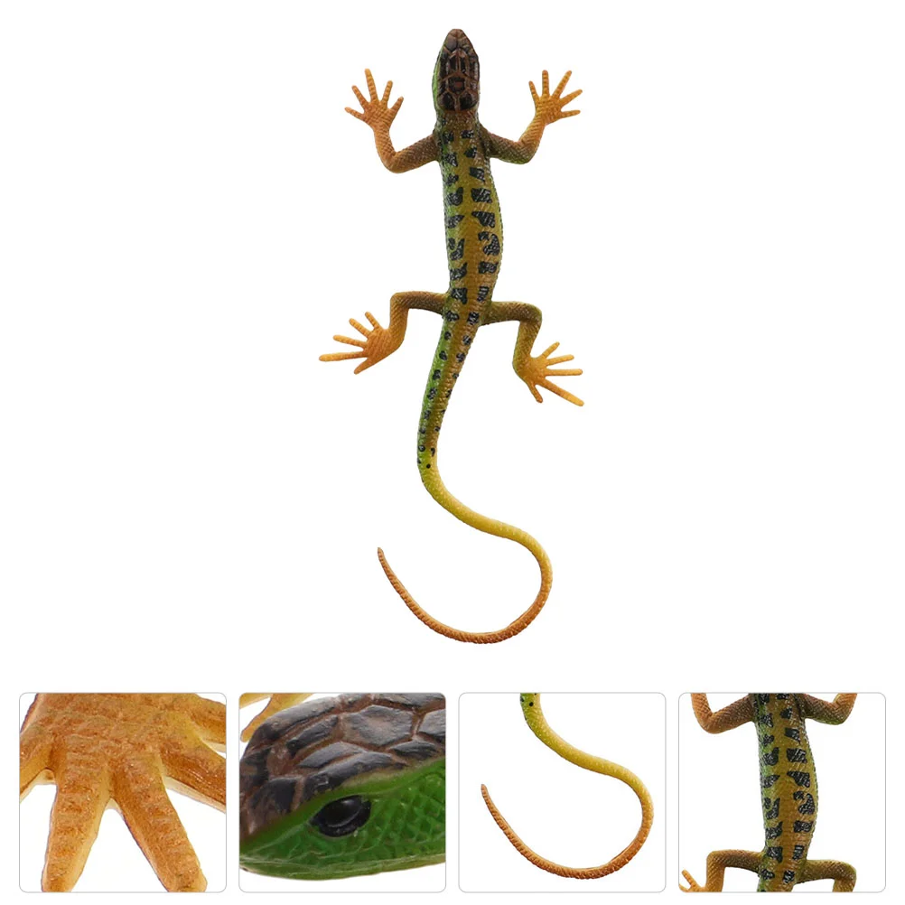 Ensemble de 4 jouets délicats pour enfants, jouets éducatifs, Simulation de lézard, modèle en plastique, Figurine de Reptile pour bébé