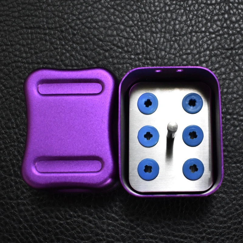 Dental-Desinfektionsbox für Scaler-Spitzen, Autoklav-Sterilisator für Mundpflegegeräte, zufällige Farbe, 6 Löcher – Detail 4