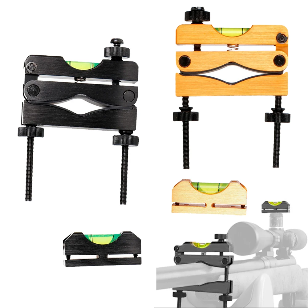 Universal Scope Level Mounting Kit Bubble Leveling Tool Magnetic Rifle Scope Mount Kit with High-Precision Bubble Leveling Sys