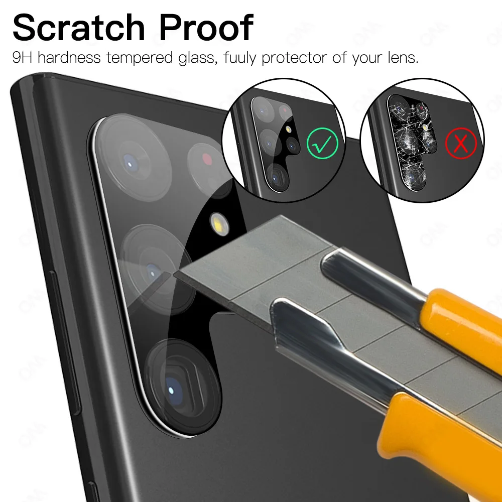 Camera Lens Protector for Samsung Galaxy S24 S23 S22 S21 Ultra Plus FE Back Camera Tempered Glass Cover Protection Accessories