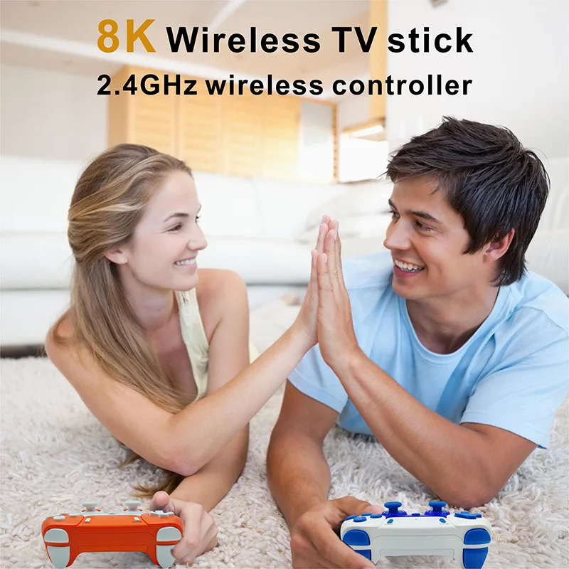 Pegangan Bluetooth M8pro TV Rumah Mesin Permainan Ganda Mesin Game HD HDMI Remote Arcade Nirkabel Retro