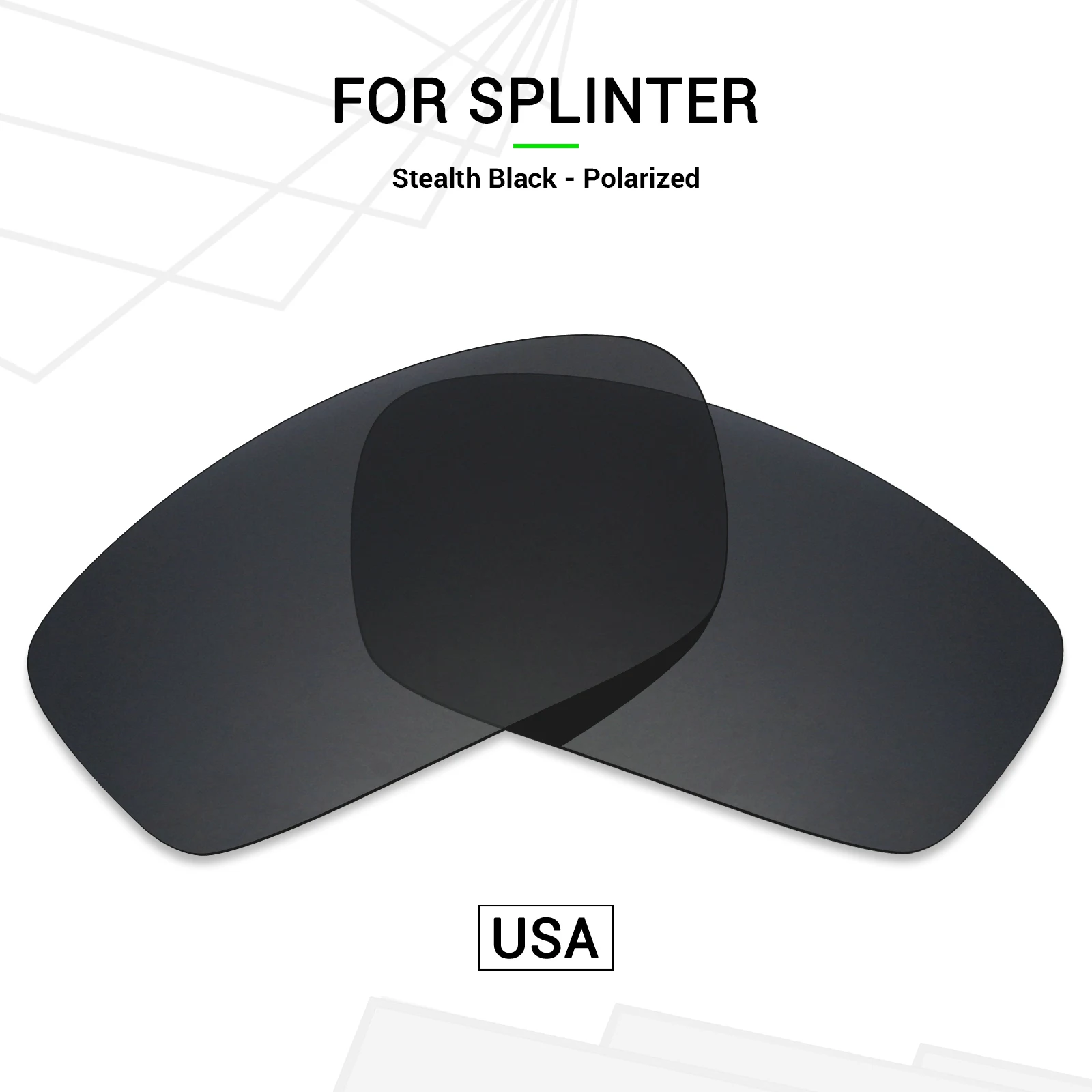 SNARK POLARIZED Replacement Lenses for Oakley Splinter Sunglasses - Multiple Options