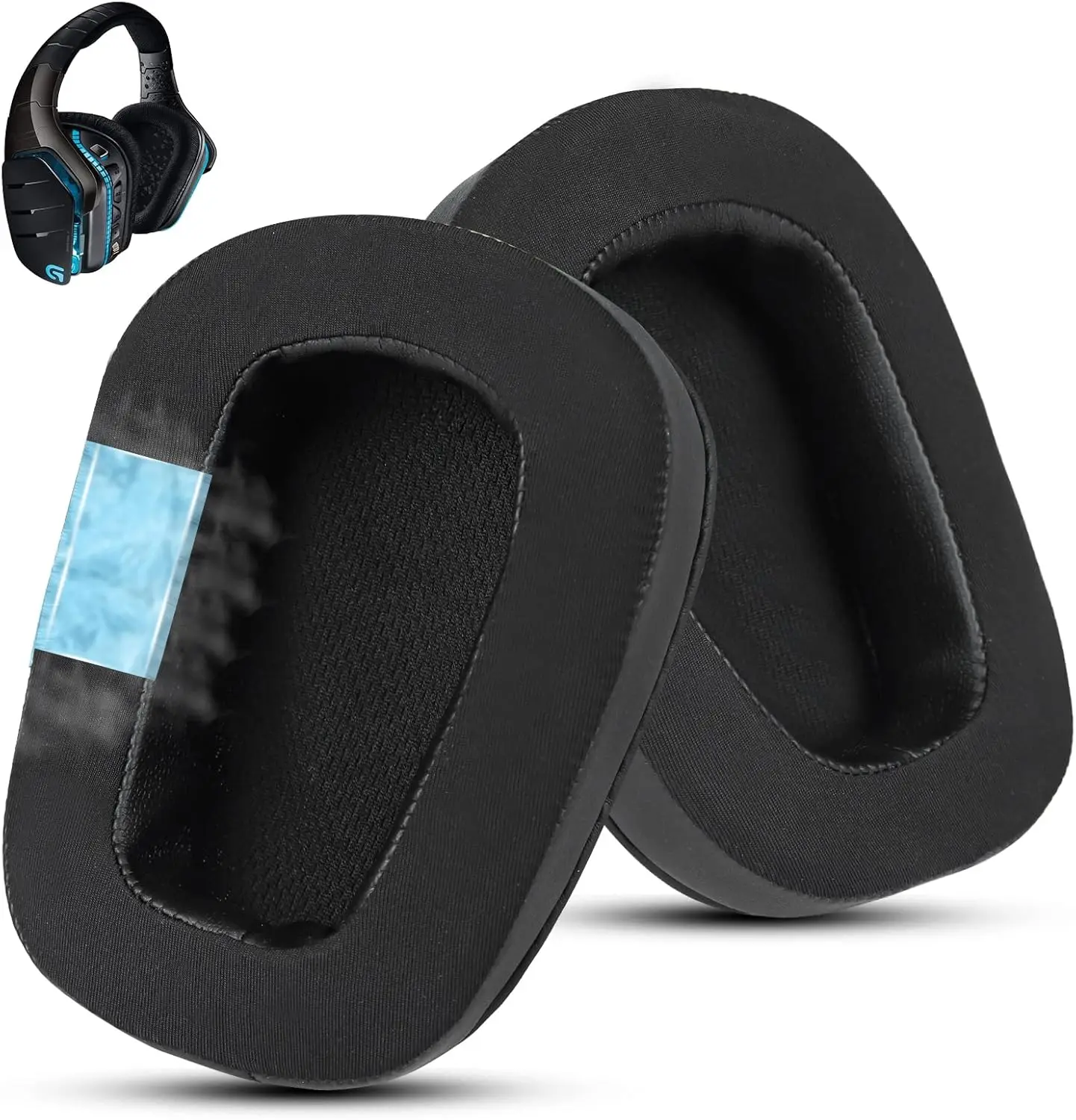 Cooling Gel Replacement Ear Pads for Logitech G933 Gaming Headset, Also Fits G935 G930 G635 G633 G633S G533 G430 G431 G432 G433