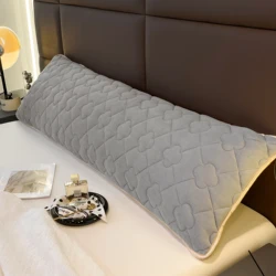 One long pillowcase for home thickening, without pillow core, 1.8m 1.2m 1.5m for men/women/single/double bed/couple pillowcase