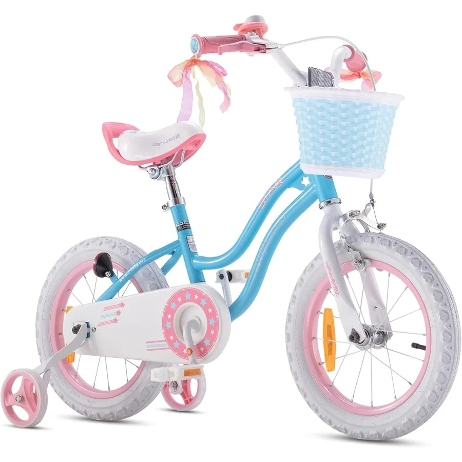 

Girls Bike EZ Bike Stargirl Training Free Balance to Pedal Easy Learning Bicycle 12-20 Inch for Toddlers Big Suitable for Outdo