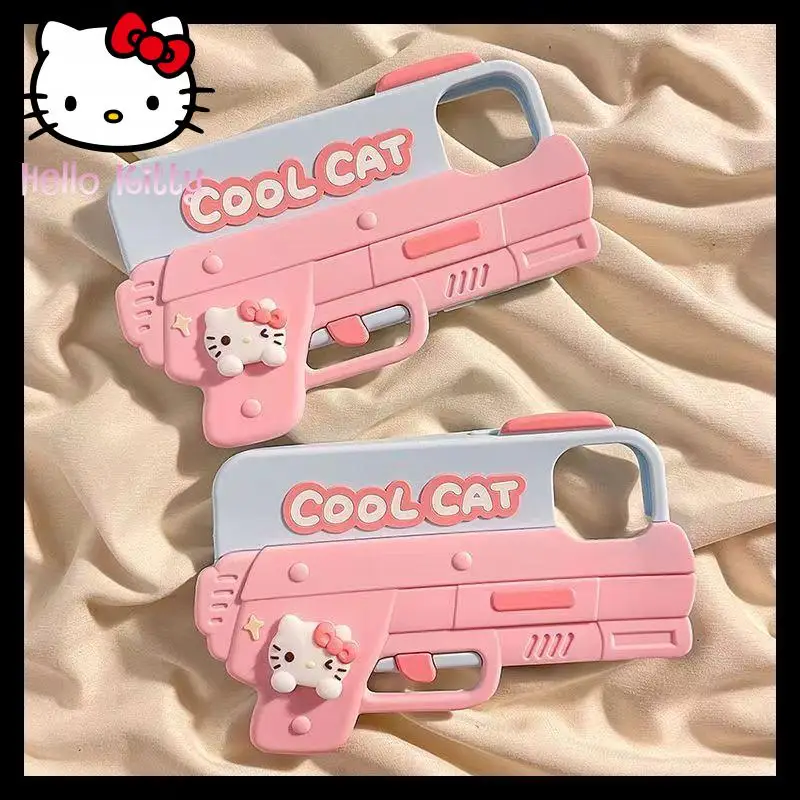 

kawaii Hello Kitty iphone phone case Applicable to iphone 12 13 14promax Cartoon Fall prevention silica gel Mobile phone shell