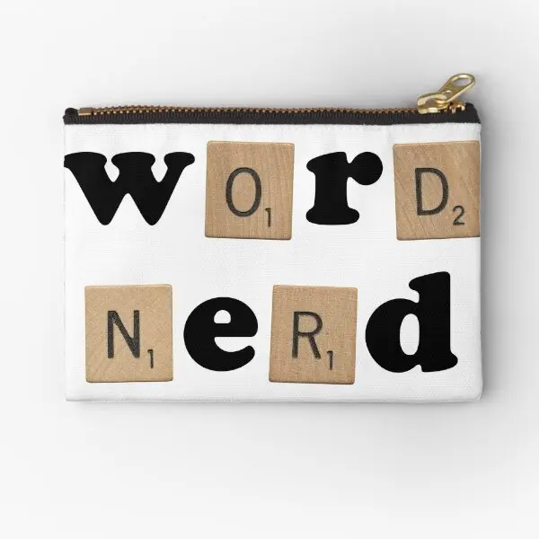 Word nerd กระเป๋ามีซิปสำหรับผู้หญิงกระเป๋าแท้ tas kosmetik กุญแจชุดชั้นในถุงเท้ายาวขนาดเล็กกระเป๋าสตางค์ของผู้ชาย