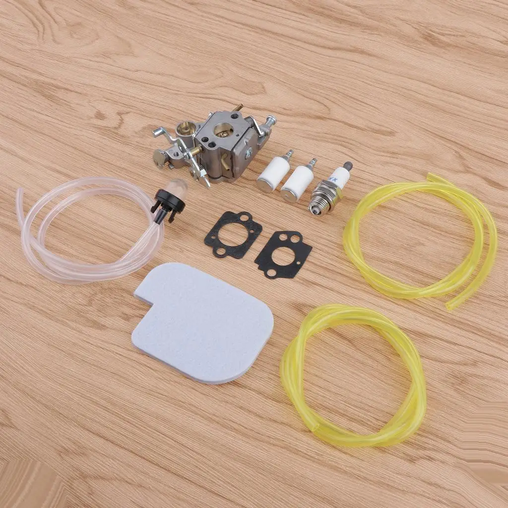 キャブレターキット W-26 W-26C C1M-W26 エアフィルター、スパークプラグ、ガスケット付き