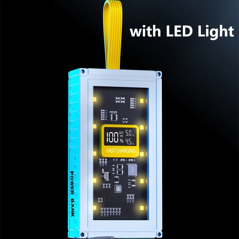 50000mAh Power Bank 120W Ricarica super veloce Power Bank Caricabatteria esterno portatile per iPhone 17 16 Samsung Huawei Xiaomi