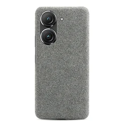 capa For ASUS ZenFone 9 10 5G Case Hard PC Shockproof Woven Textile Fabric Cloth Protective Cover For azus Zenfone 10 9 чехол