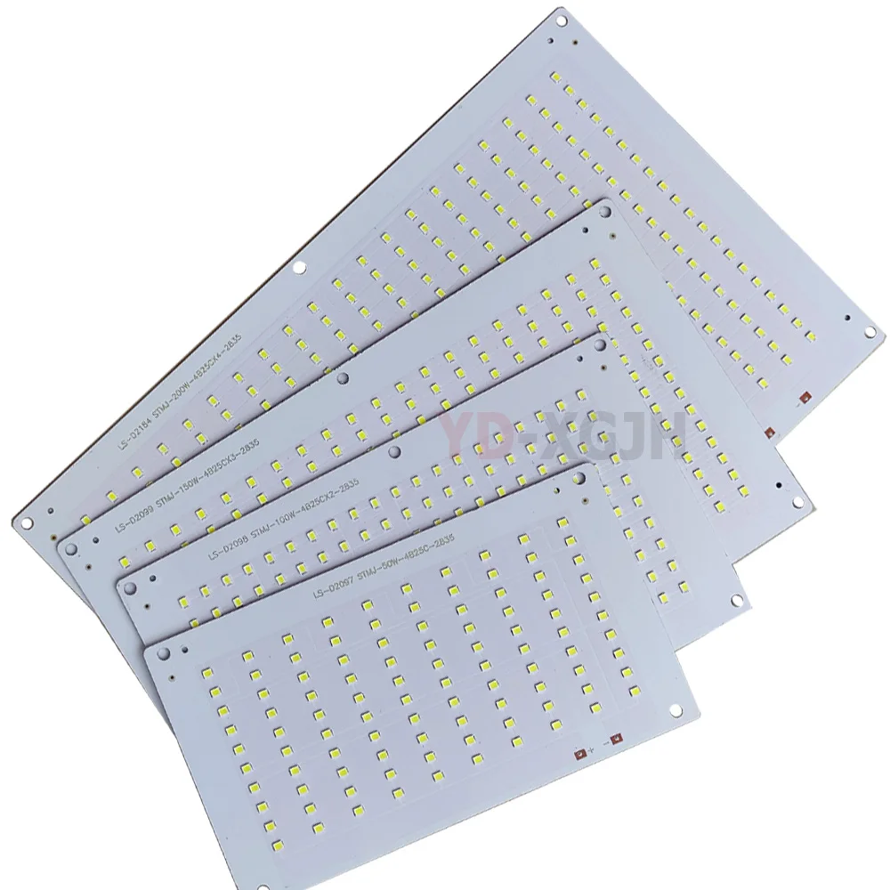 Bianco/bianco caldo 50W 100W,SMD2835,LED PCB Board alluminio 75V 10000Lm 260-280MA proiettore Retrofit esterno lampada bordo accessori