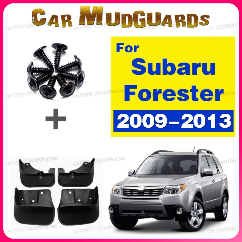 

4x for Subaru Forester SH 2009 2010 2011 2012 2013 MudFlap Mudguards Splash Guards Fender Flare Front Rear Wheel Car Accessories