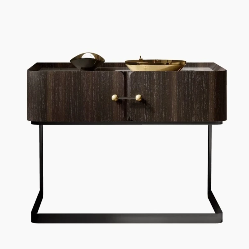 

Bedside table Modern minimalist bedroom Smoke color