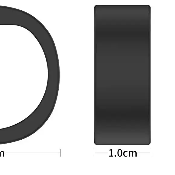 

Silicone Protector for RingConn Gen2/2 Air Anti Scratch Elastic Silicone Cover for Working Out Accessories Men Women