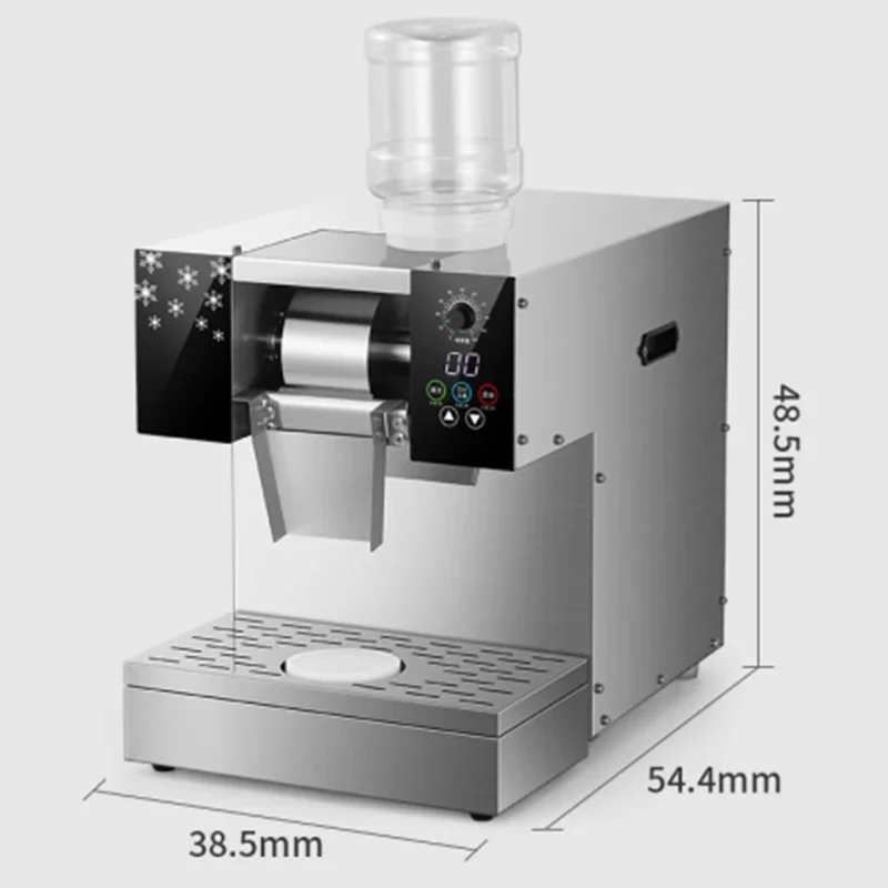 Ménage 220v 250 kg/jour Machine à neige fondante électrique commerciale Machine à glace flocon de neige broyeur à neige glace rasée automatique