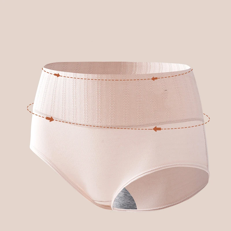 4 個の女性のパンティーハイウエストボディシェイパー下着プラスサイズ固体女の子ブリーフソフト綿パンティ痩身女性ランジェリー