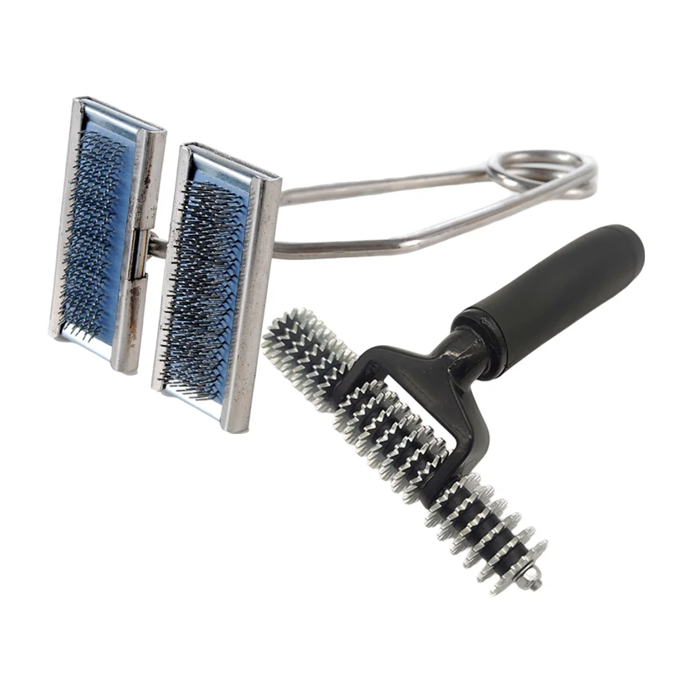 2Pcs Carpet Seam Squeezer And Roller Set Metal Pincher Tool For Glue Down Carpet Installation Repair Splicing Hand Tools Kit
