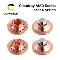 Cloudray 레이저 절단 노즐 AMD B 유형 D25 H20 M12 1064nm 섬유 절단기용 단일 이중 크롬 노즐