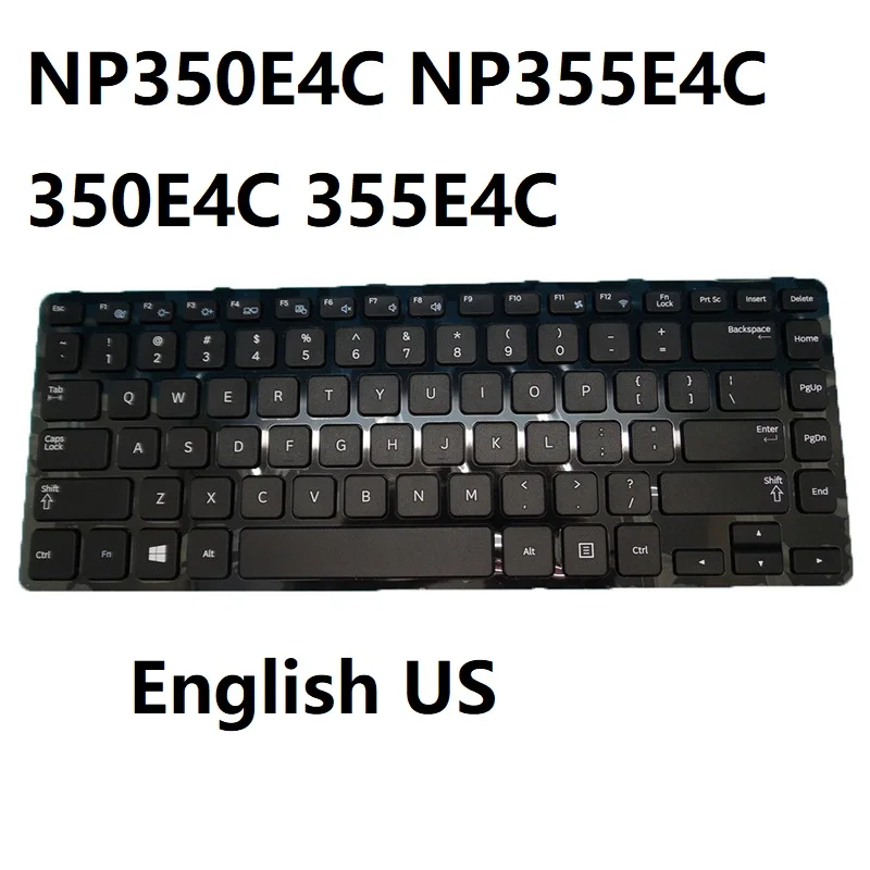 350E4C 355E4C Laptop Keyboard For Samsung NP350E4C NP355E4C Chinese CN Latin America LA United Kingdom UK English US New