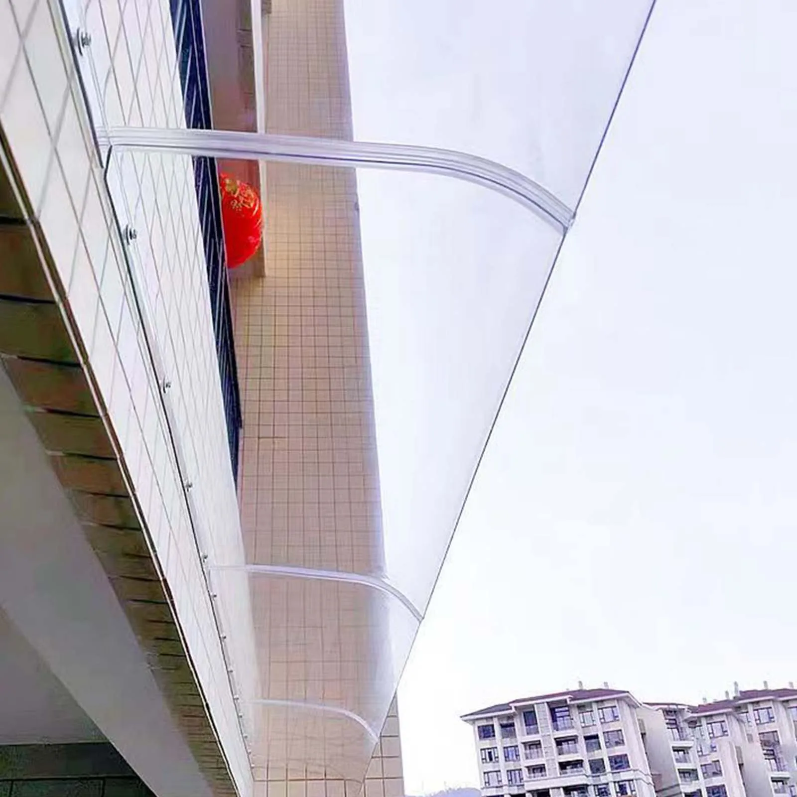 Window Canopy Awning Shade Canopy Door Canopy PC Sunlight Protections No Brackets Sun Shade Shelters Outdoor Patio Awning Canopy